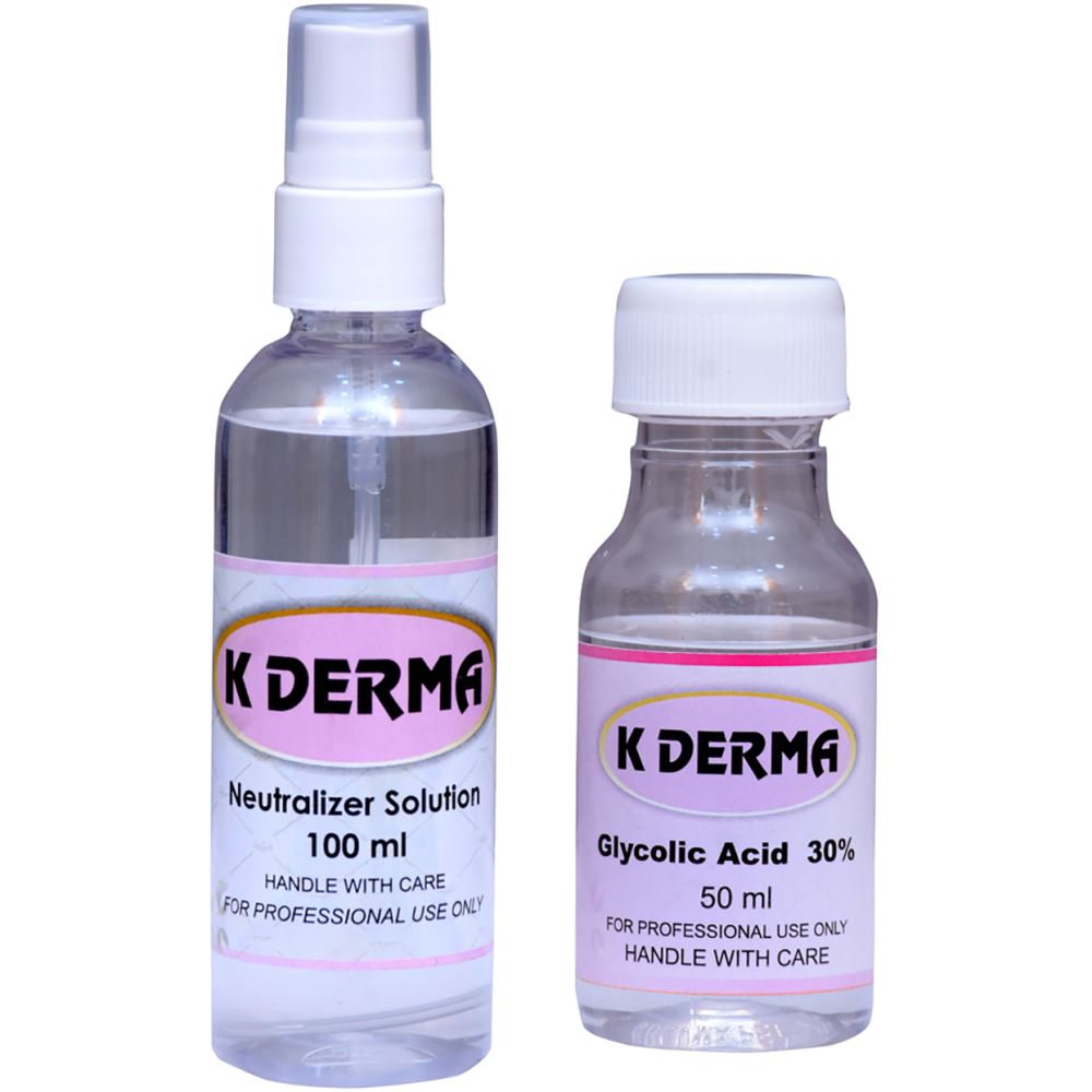 K Derma Glycolic Acid 30%, Neutralizer (1Pack)