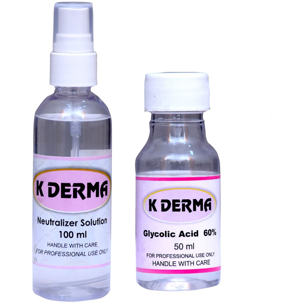 K Derma Glycolic Acid 60%, Neutralizer (1Pack)