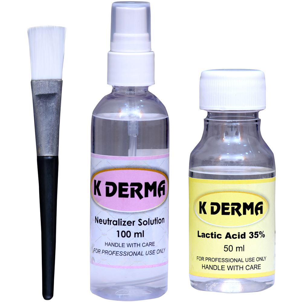 K Derma Lactic Acid 35%, Neutralizer & Brush (1Pack) K Derma Lactic Acid 35%, Neutralizer & Brush (1Pack)