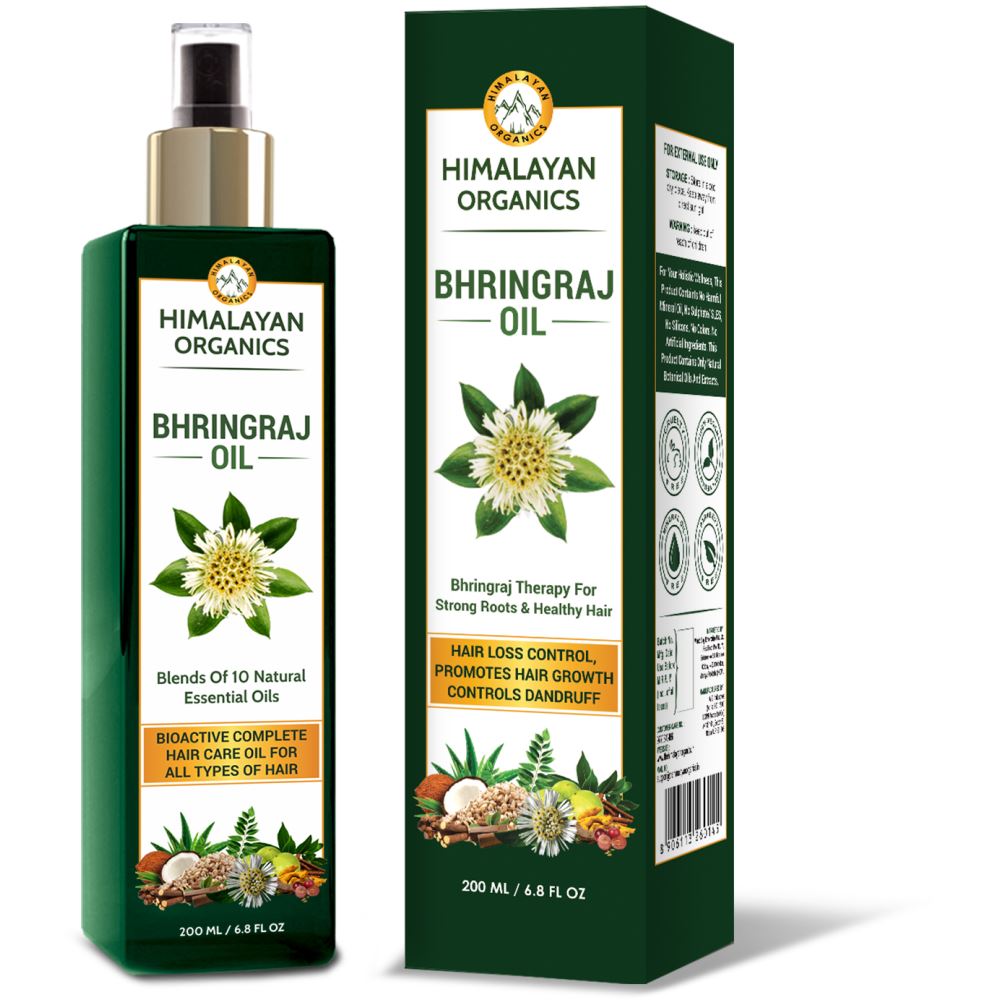 Himalayan Organics Bhringraj Oil (200ml) Himalayan Organics Bhringraj Oil (200ml)