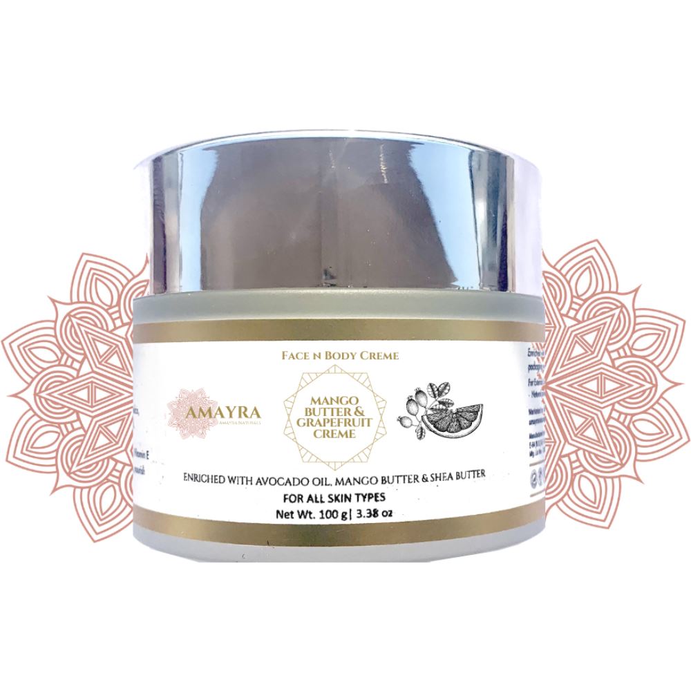 Amayra Naturals Mango Butter & Grapefruit Face N Body Creme (100g)