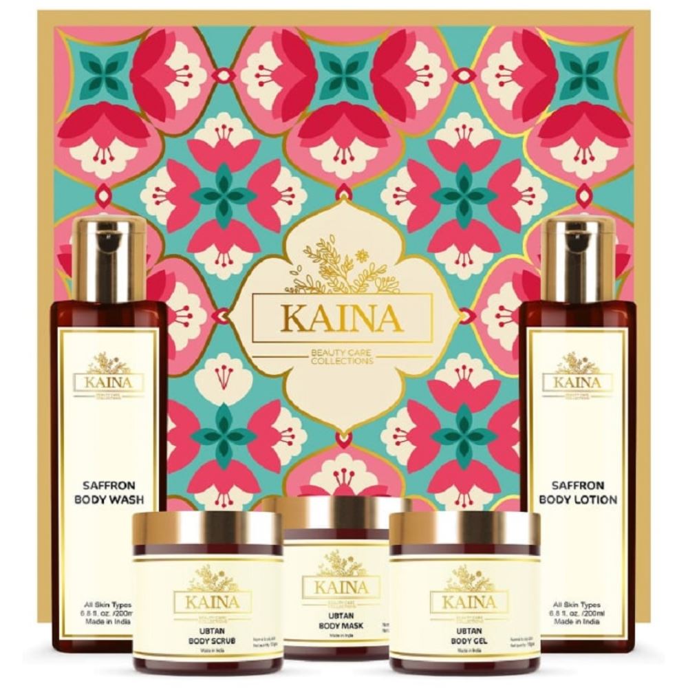 Kaina Skincare Ubtan Body Polishing Kit Set Of 5 (1Pack)