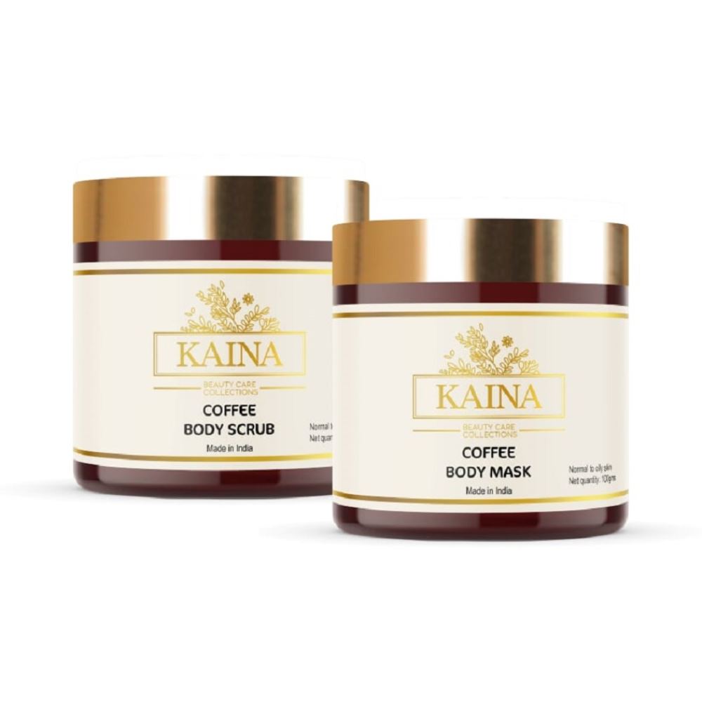 Kaina Skincare Coffee Body Mask & Scrub Combo (1Pack)