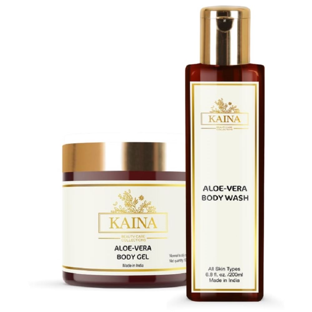 Kaina Skincare Aloevera Body Gel & Wash Combo (1Pack) Kaina Skincare Aloevera Body Gel & Wash Combo (1Pack)