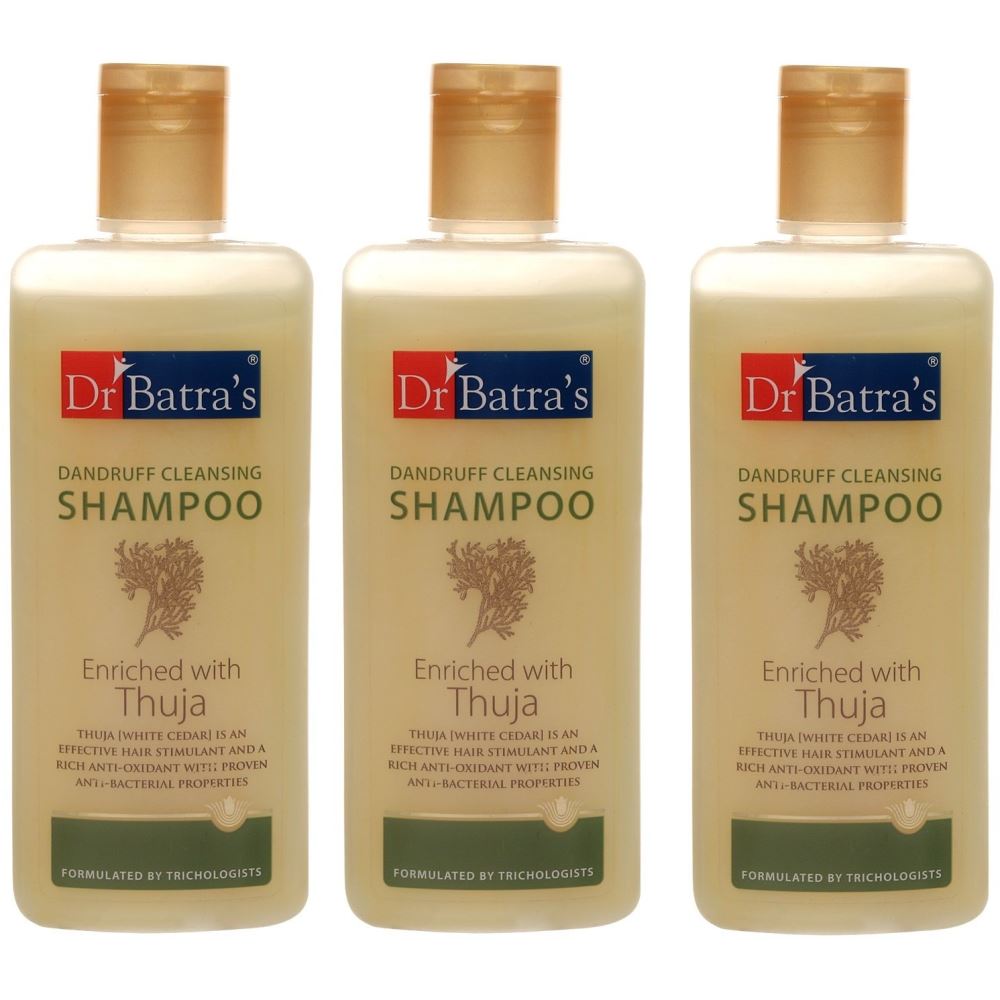 Dr Batras Dandruff Cleansing Shampoo (200ml, Pack of 3)