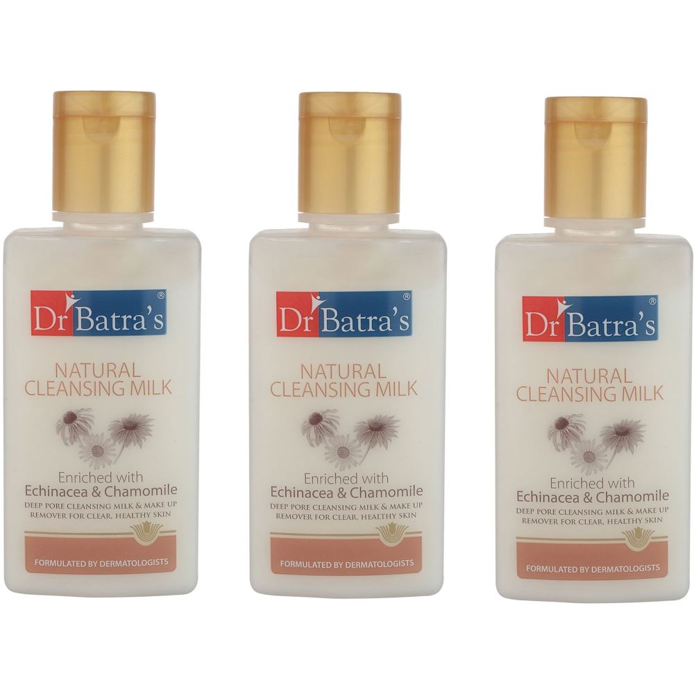 Dr Batras Natural Cleansing Milk (100ml, Pack of 3)