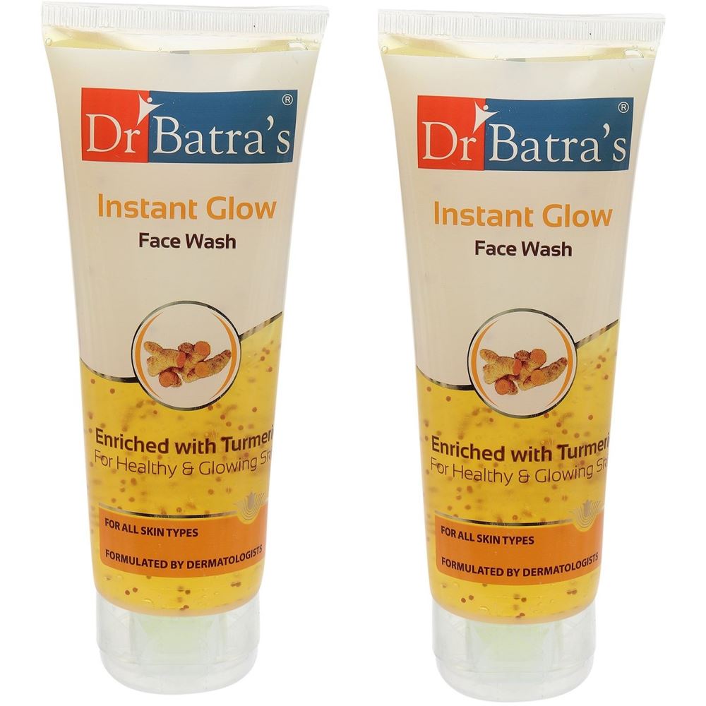 Dr Batras Instant Glow Facewash (100g, Pack of 2)