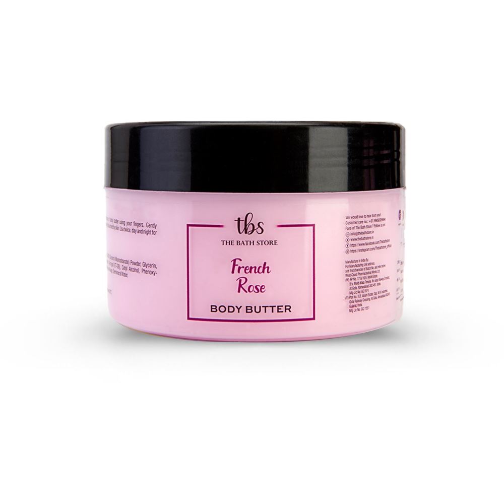 The Bath Store French Rose Body Butter (200g)