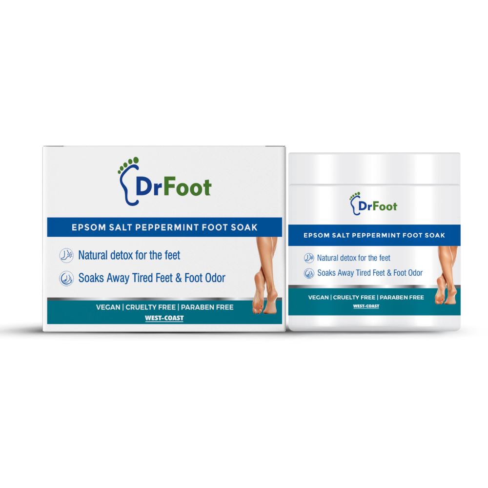 Dr Foot Epsom Salt Peppermint Foot Soak (200g)