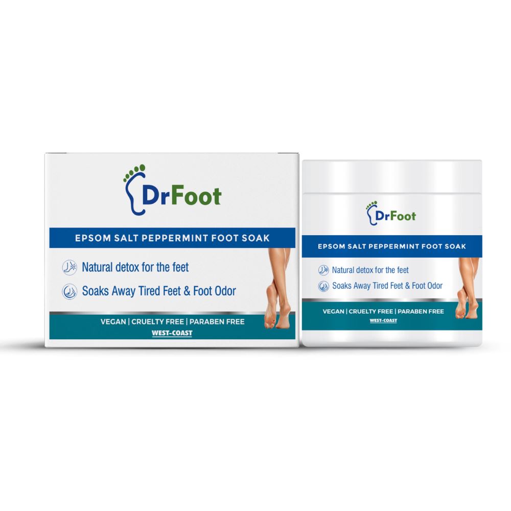 Dr Foot Epsom Salt Peppermint Foot Soak (200g) Dr Foot Epsom Salt Peppermint Foot Soak (200g)