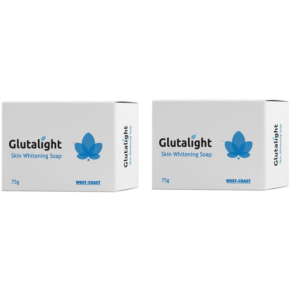 Glutalight Skin Lightening Soap (75g, Pack of 2)