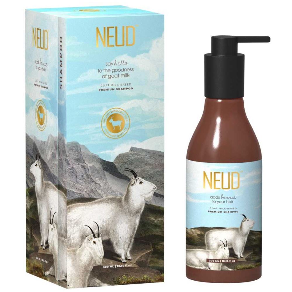 NEUD Goat Milk Premium Shampoo With Free Pouch (300ml) NEUD Goat Milk Premium Shampoo With Free Pouch (300ml)