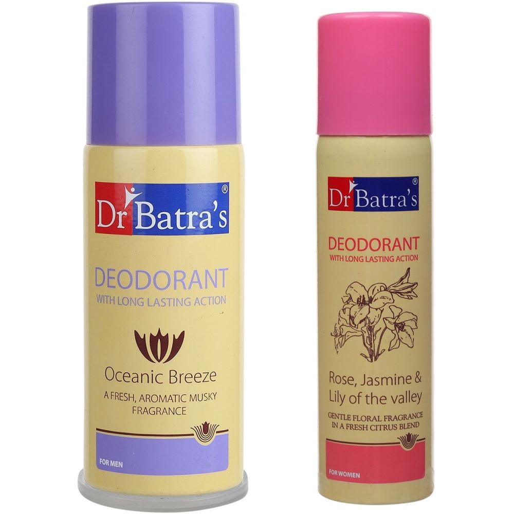 Dr Batras Mens & Womens Deodorant Combo (1Pack)