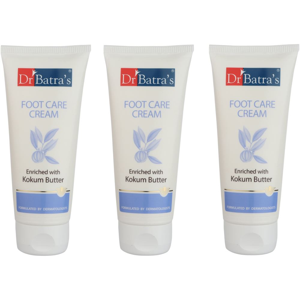 Dr Batras Foot Care Cream (100g, Pack of 3)