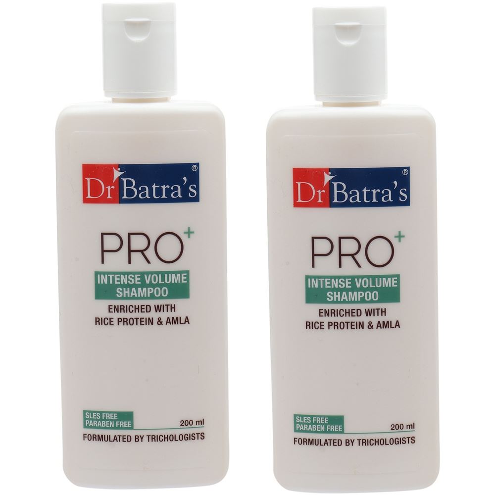 Dr Batras Pro Plus Intense Volume Shampoo (200ml, Pack of 2)