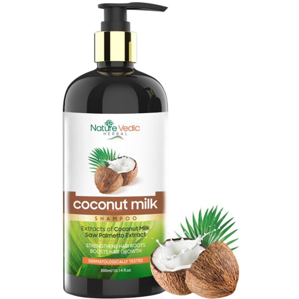 Nature Vedic Coconut Milk Shampoo (300ml) Nature Vedic Coconut Milk Shampoo (300ml)