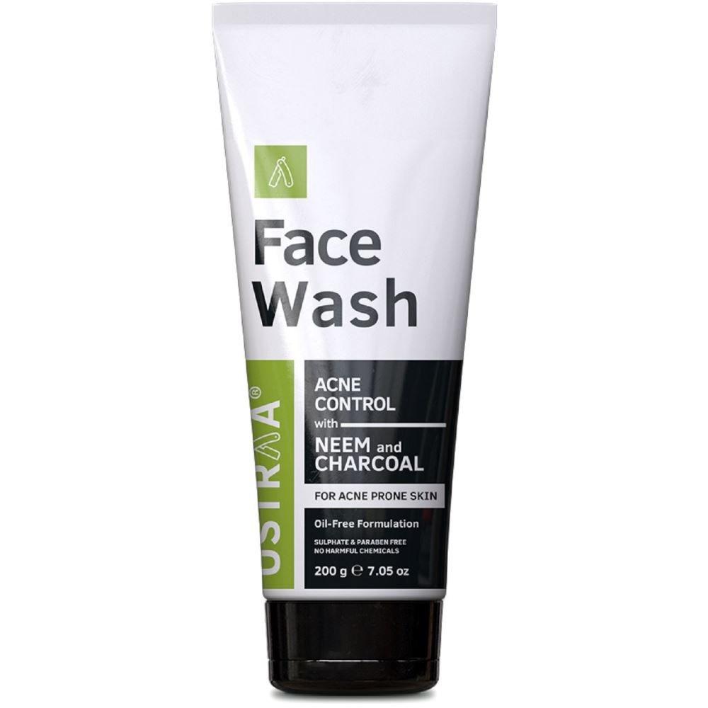 Ustraa Neem & Charcoal Face Wash (200g)