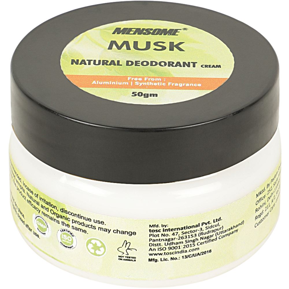Mensome Natural Musk Deodorant Cream (50g)