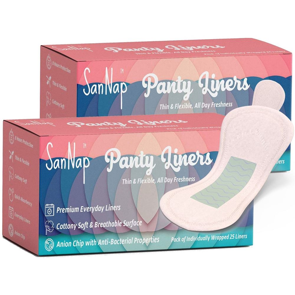 Sannap Cotton Soft Liners (25pcs, Pack of 2) Sannap Cotton Soft Liners (25pcs, Pack of 2)