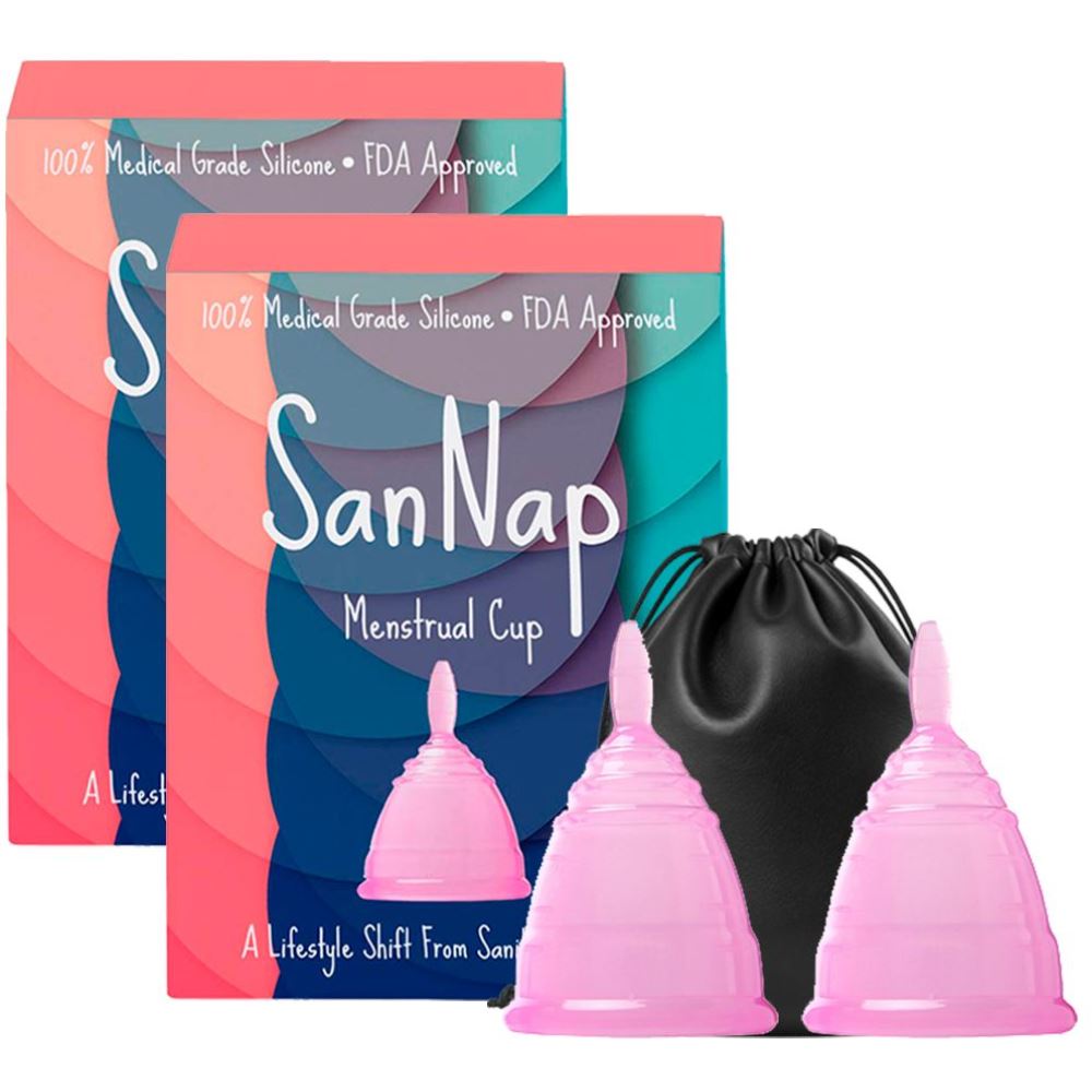 Sannap Menstrual Cup (L, Pack of 2) Sannap Menstrual Cup (L, Pack of 2)