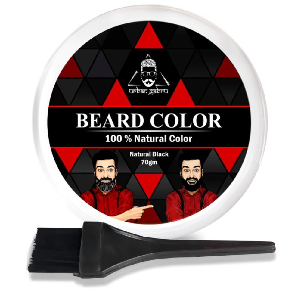 Urban Gabru Beard Color For Men Black (70g)