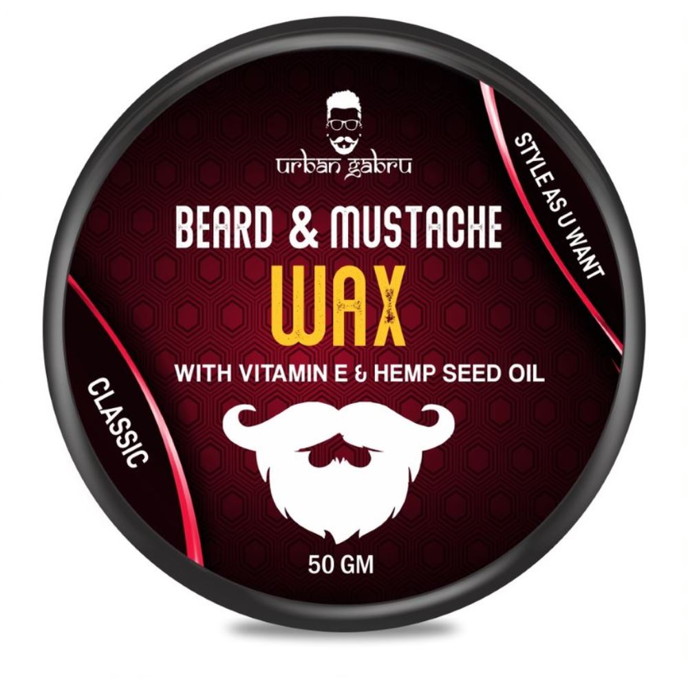 Urban Gabru Beard & Mustache Wax For Strong Hold (50g)