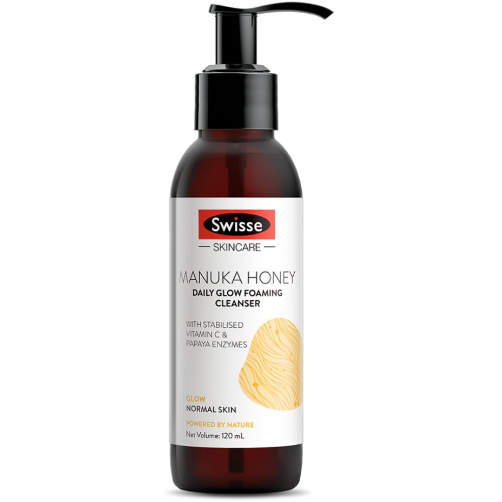 Swisse Skincare Manuka Honey Daily Glow Foaming Cleanser (120ml)