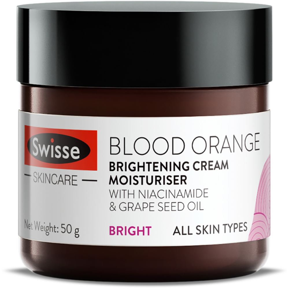 Swisse Skincare Blood Orange Brightening Cream Moisturiser (50g)