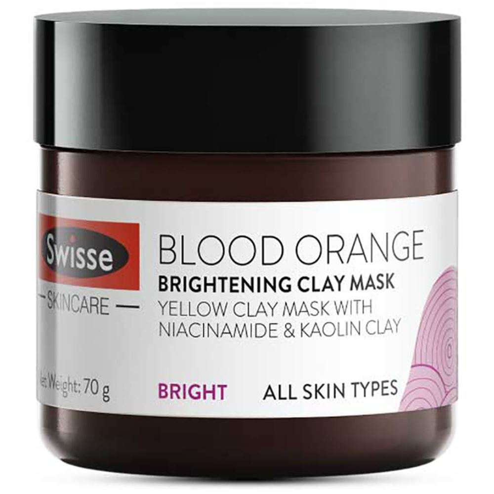 Swisse Skincare Blood Orange Brightening Clay Mask (70g)
