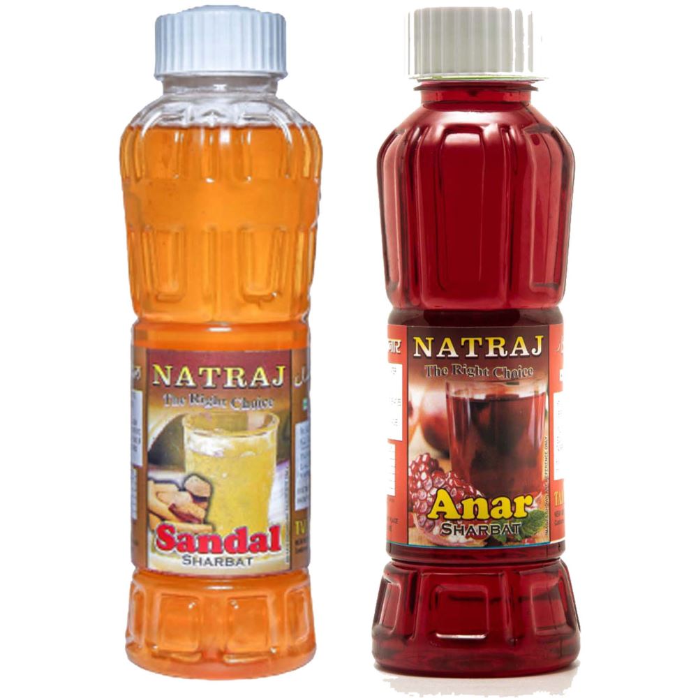 Natraj Sandal & Anar Sharbat Combo (1Pack)