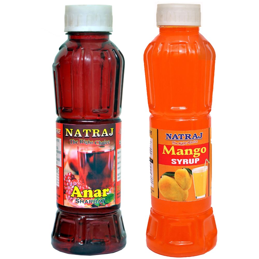 Natraj Anar & Mango Sharbat Combo (1Pack)