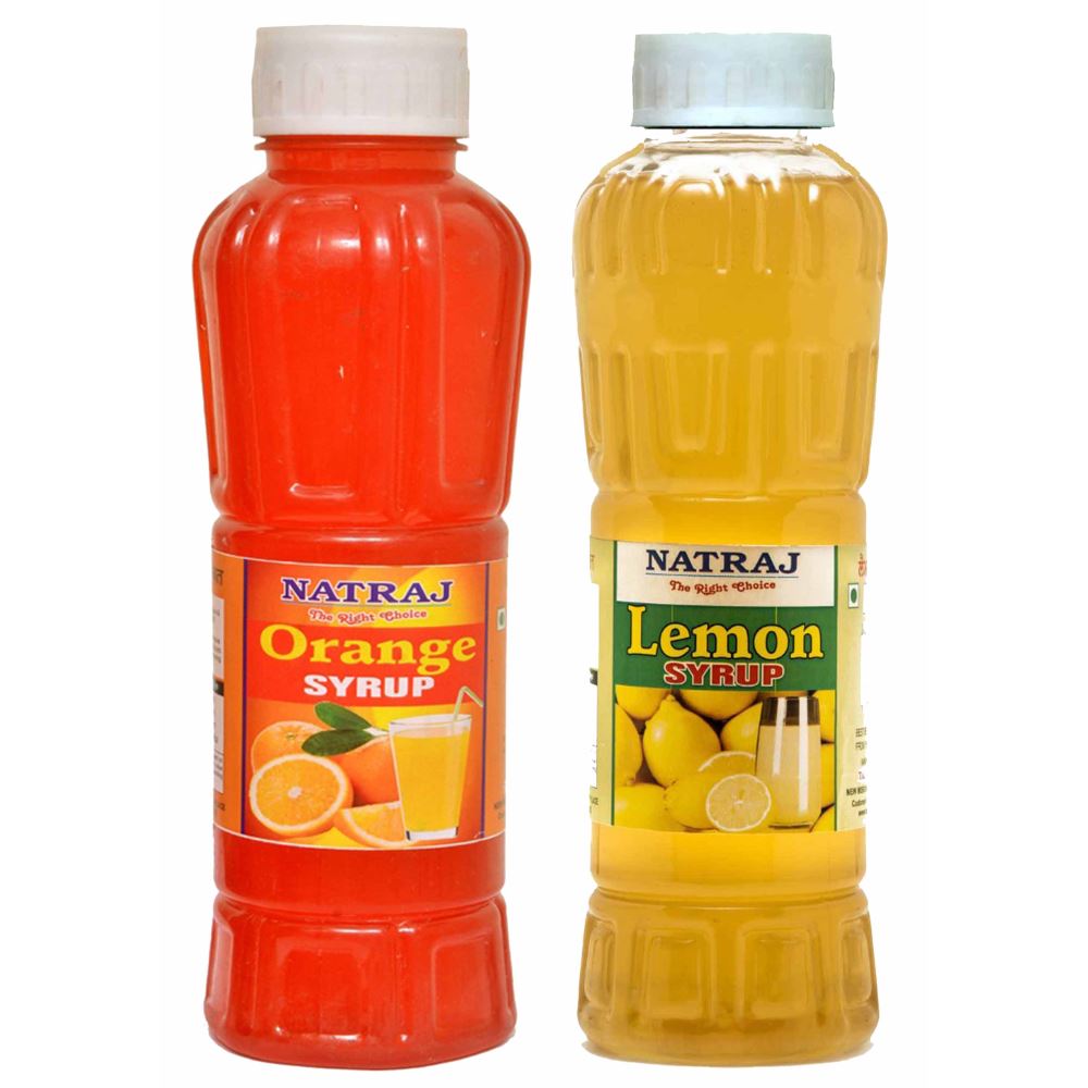 Natraj Orange & Lemon Sharbat Combo (1Pack)