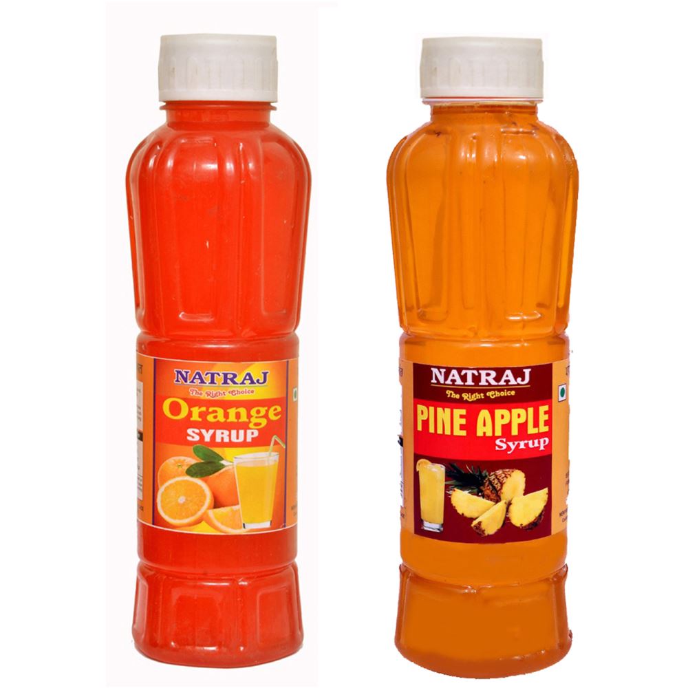Natraj Orange & Pineapple Sharbat Combo (1Pack)