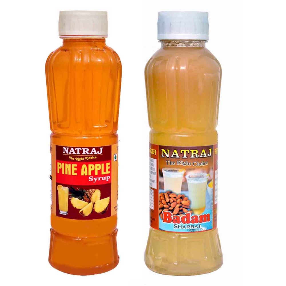 Natraj Pineapple & Badam Sharbat Combo (1Pack)
