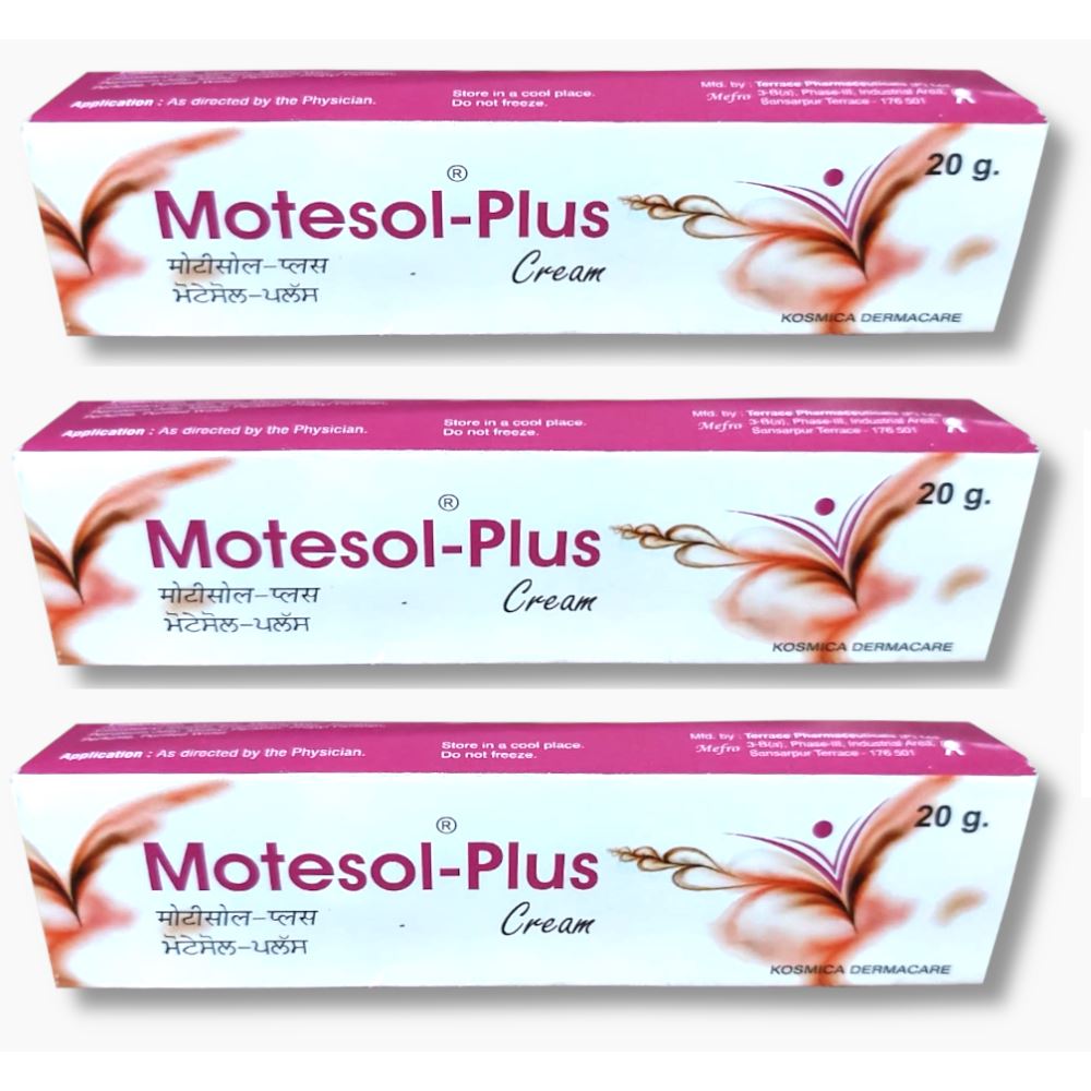 Tantraxx Motesol Plus Cream (20g, Pack of 3)