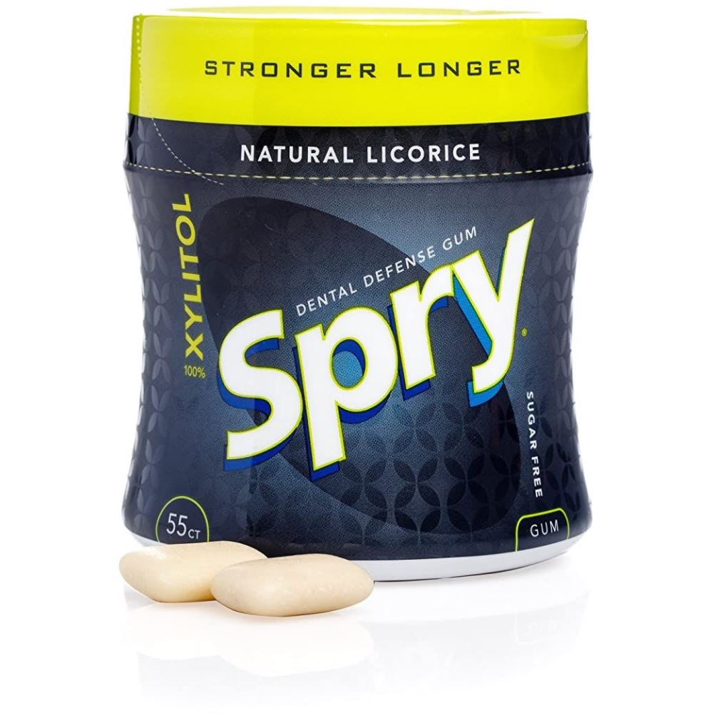 Xlear Xylitol Spry Dental Defence Licorice Gum (55pcs) Xlear Xylitol Spry Dental Defence Licorice Gum (55pcs)