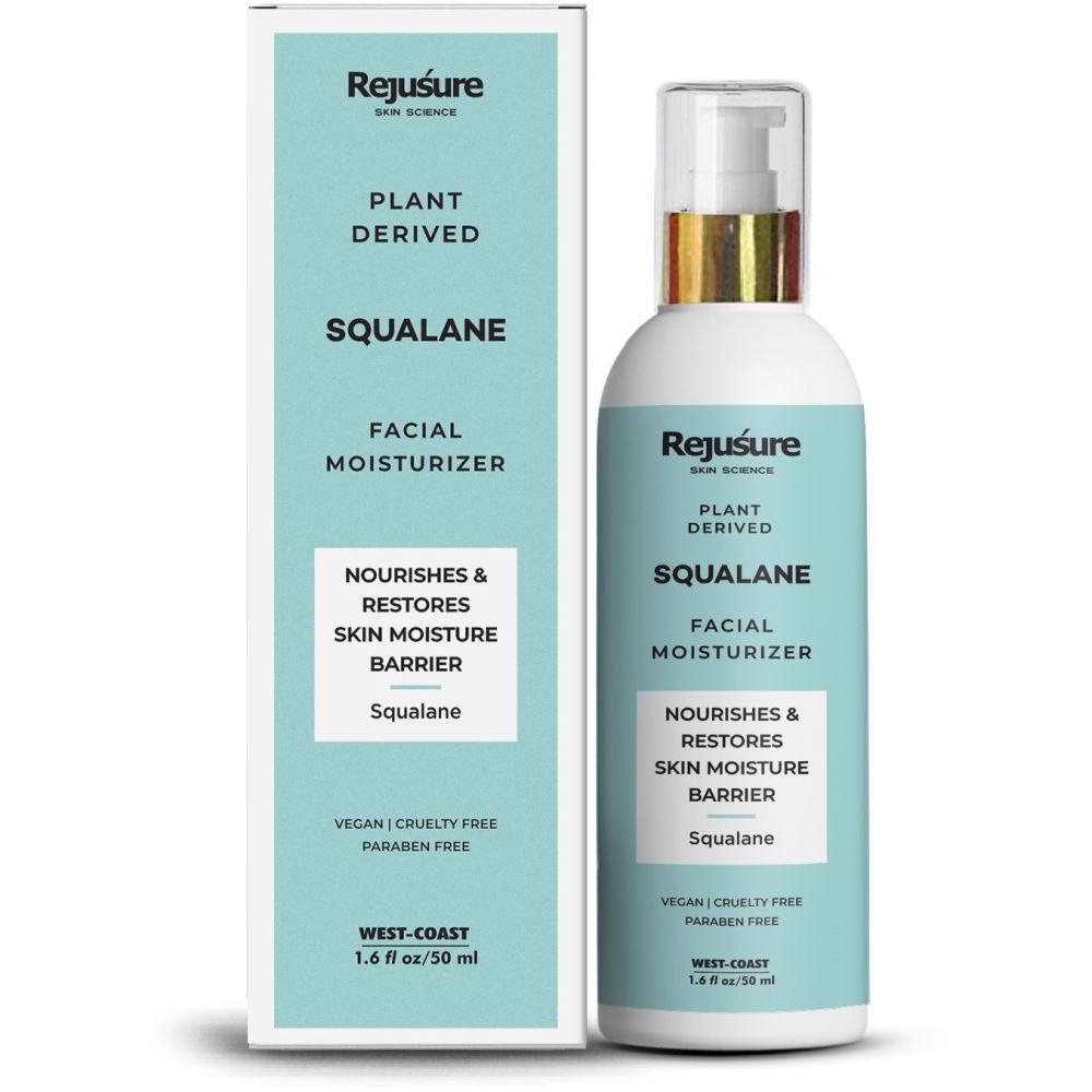 Rejusure Plant Derived Squalane + Vitamin E Face Moisturizer (50ml)