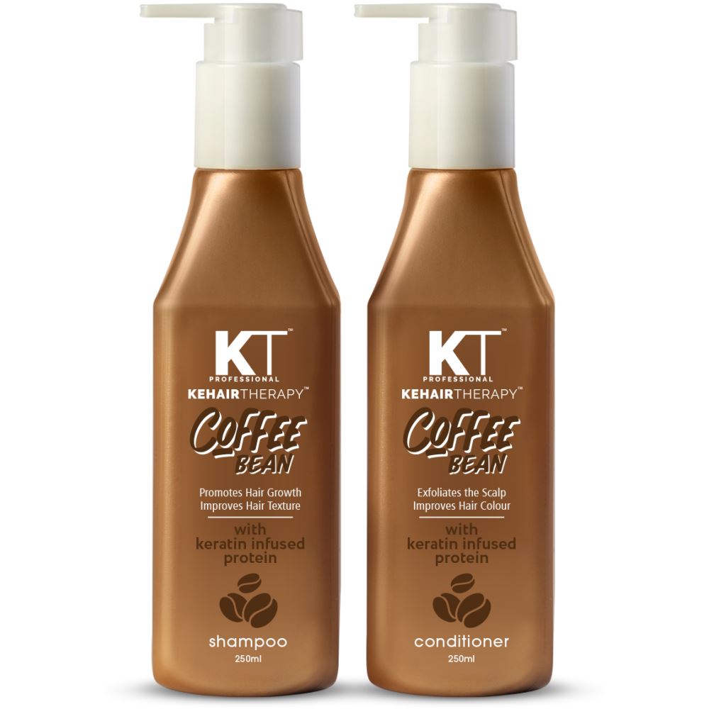 KT Coffee Bean Keratin Shampoo & Conditioner Combo (1Pack)