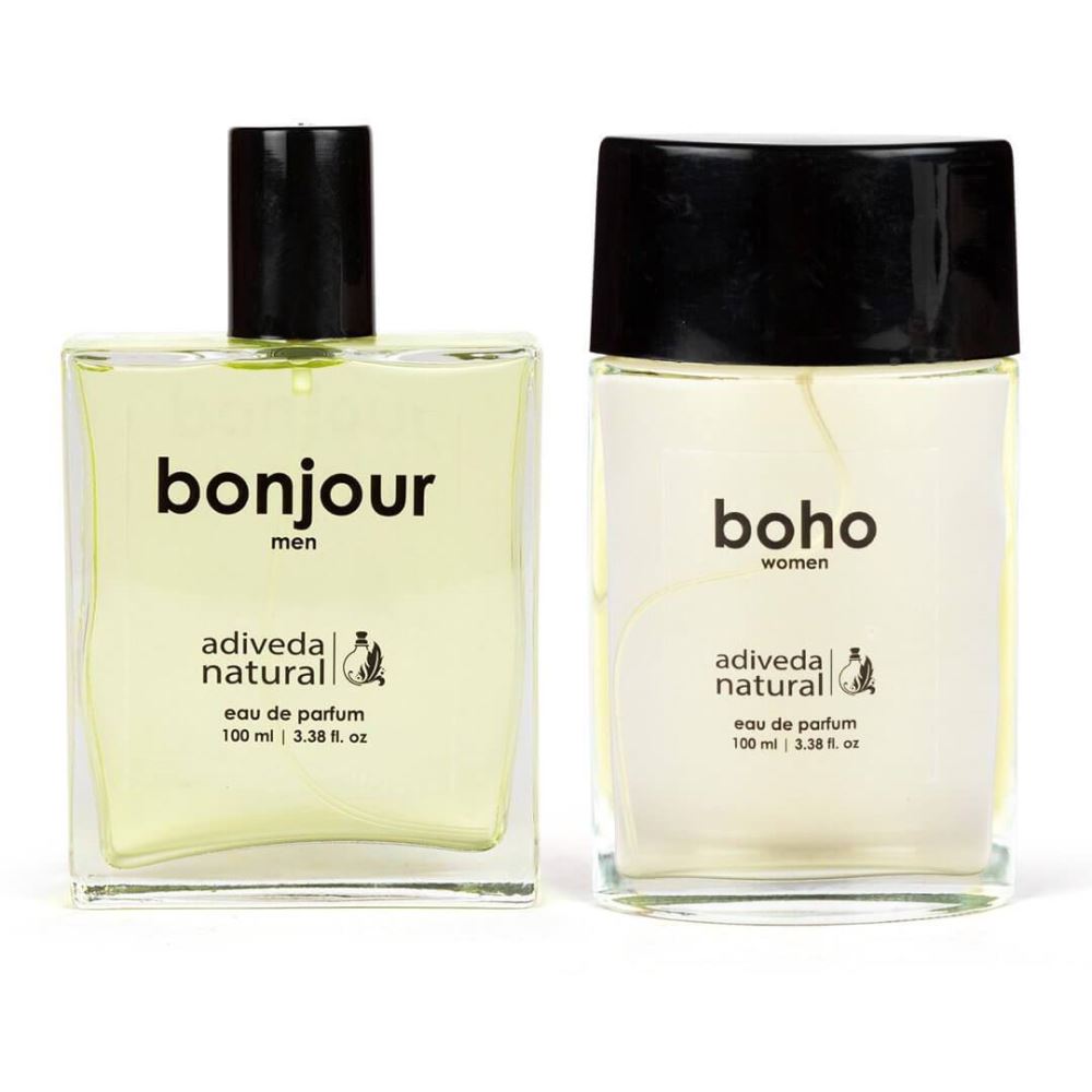 Adiveda Natural Bonjour & Boho For Men and Women Perfume Combo (1Pack)