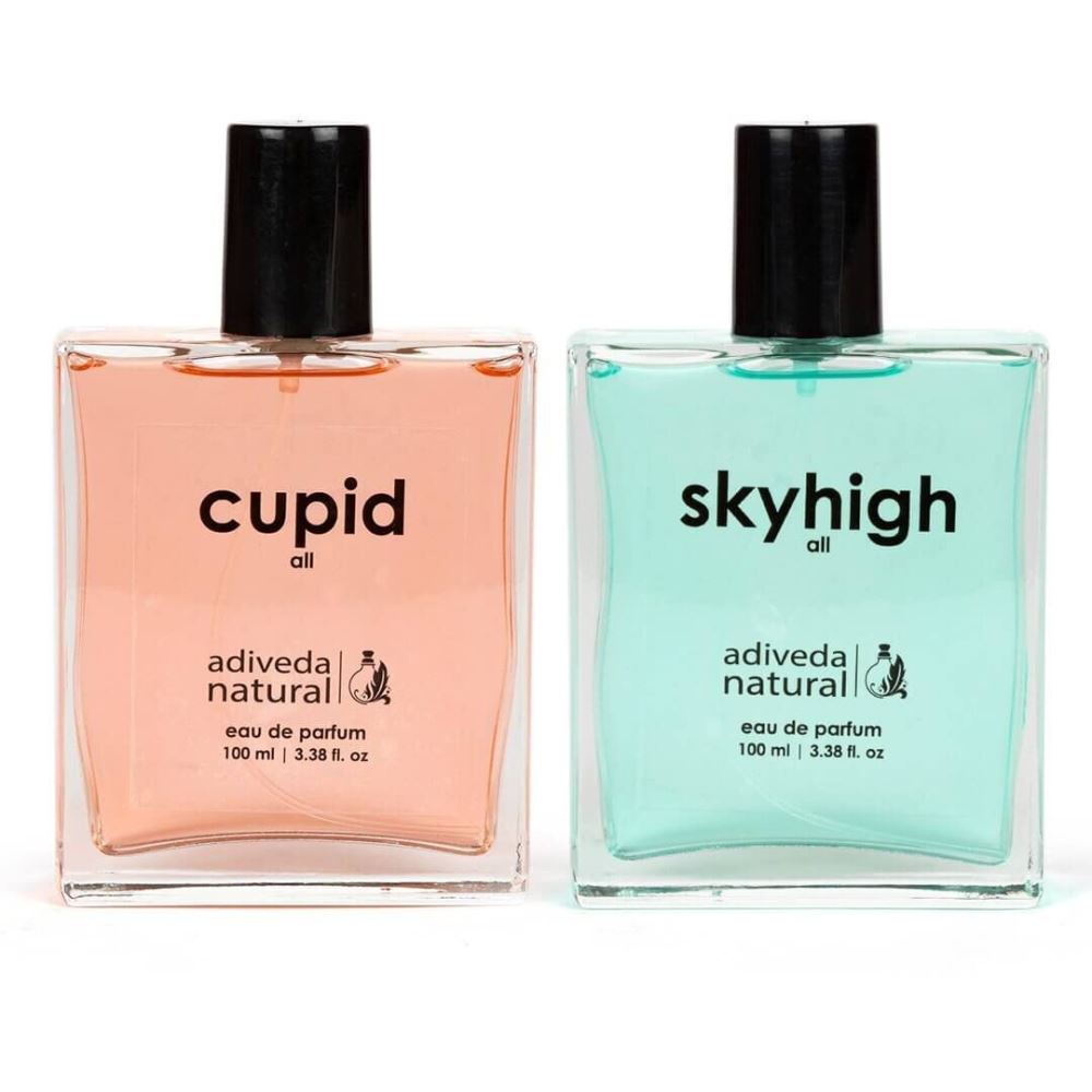 Adiveda Natural Cupid & Skyhigh For Men & Women Perfume Combo (1Pack)