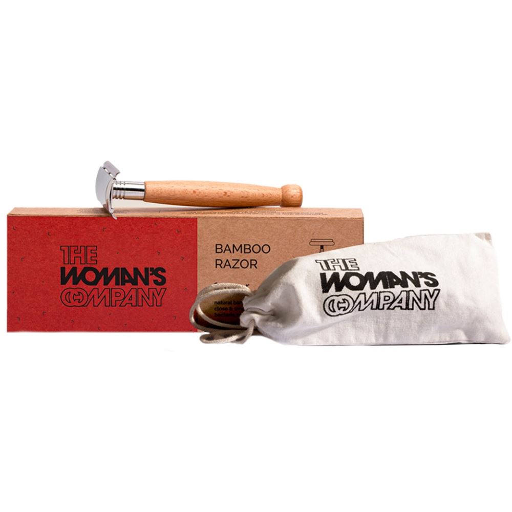 The Woman's Company Bamboo Razor With 10 Reusable Blades (1Pack) The Woman's Company Bamboo Razor With 10 Reusable Blades (1Pack)