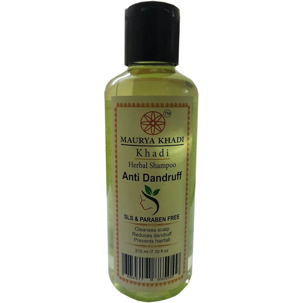 Maurya Khadi Herbal Anti Dandruff Shampoo (210ml)