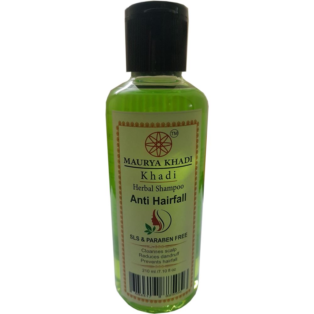 Maurya Khadi Herbal Anti Hairfall Shampoo (210ml)