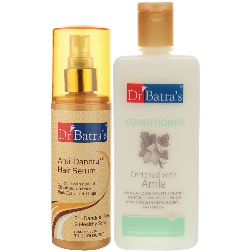 Dr Batras Anti Dandruff Hair Serum And Conditioner Combo (125ML+200ML) (1Pack)