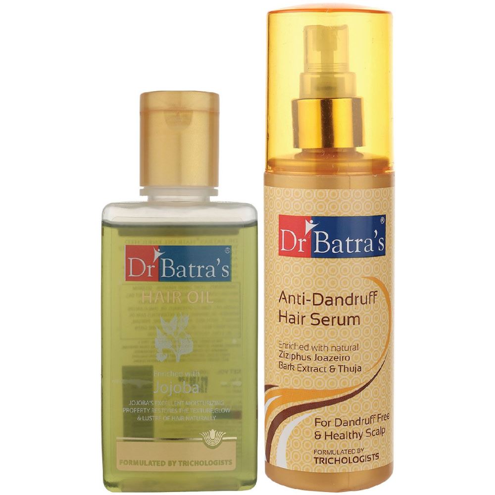 Dr Batras Anti Dandruff Hair Serum And Hair Oil Combo (125ML+100ML) (1Pack)