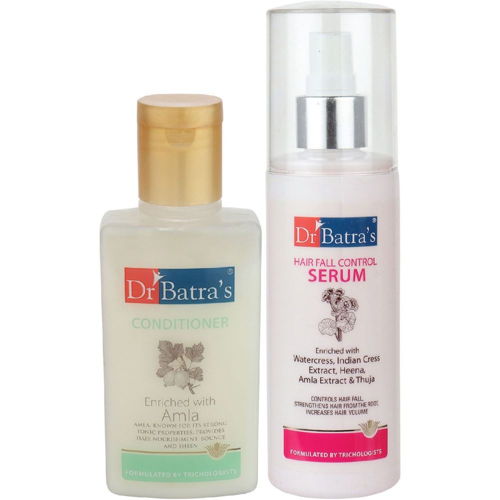 Dr Batras Hair Fall Control Serum And Conditioner Combo (125ML+100ML) (1Pack)
