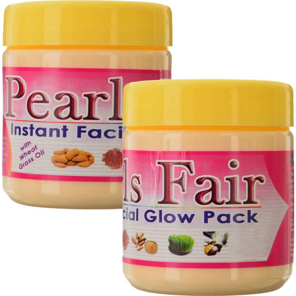RS Natural Foods Pearls Fair Instant Facial Glow Pack (100g, Pack of 2)