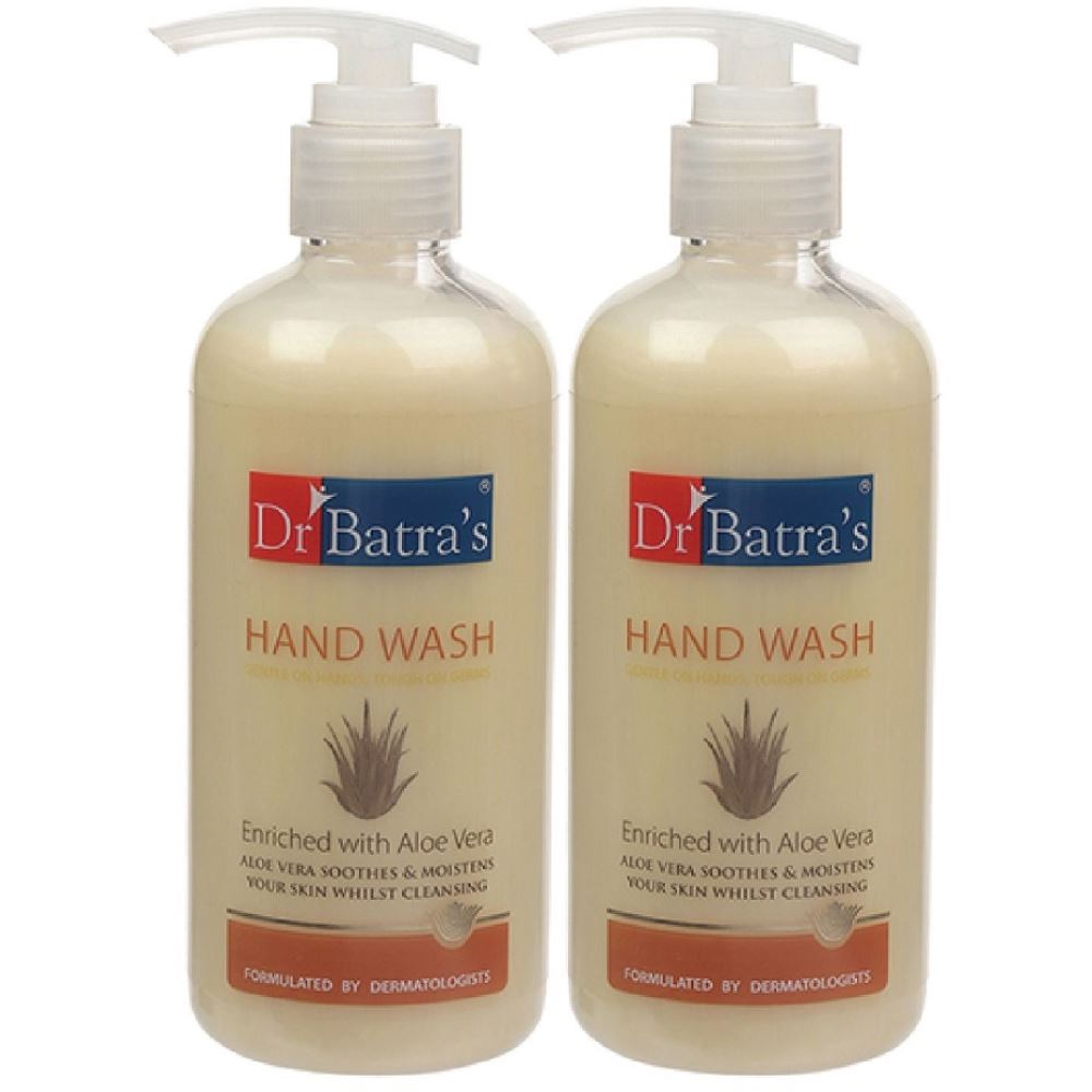 Dr Batras Aloevera Hand Wash (300ml, Pack of 2)