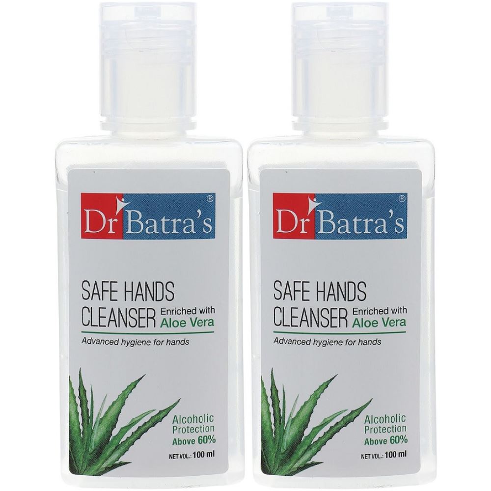 Dr Batras Safe Hands Cleanser (100ml, Pack of 2)