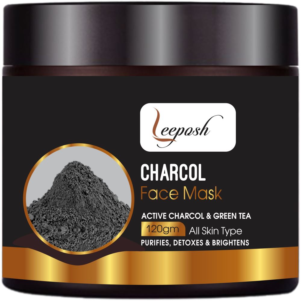 Leeposh Activated Charcoal Face Mask (120g)